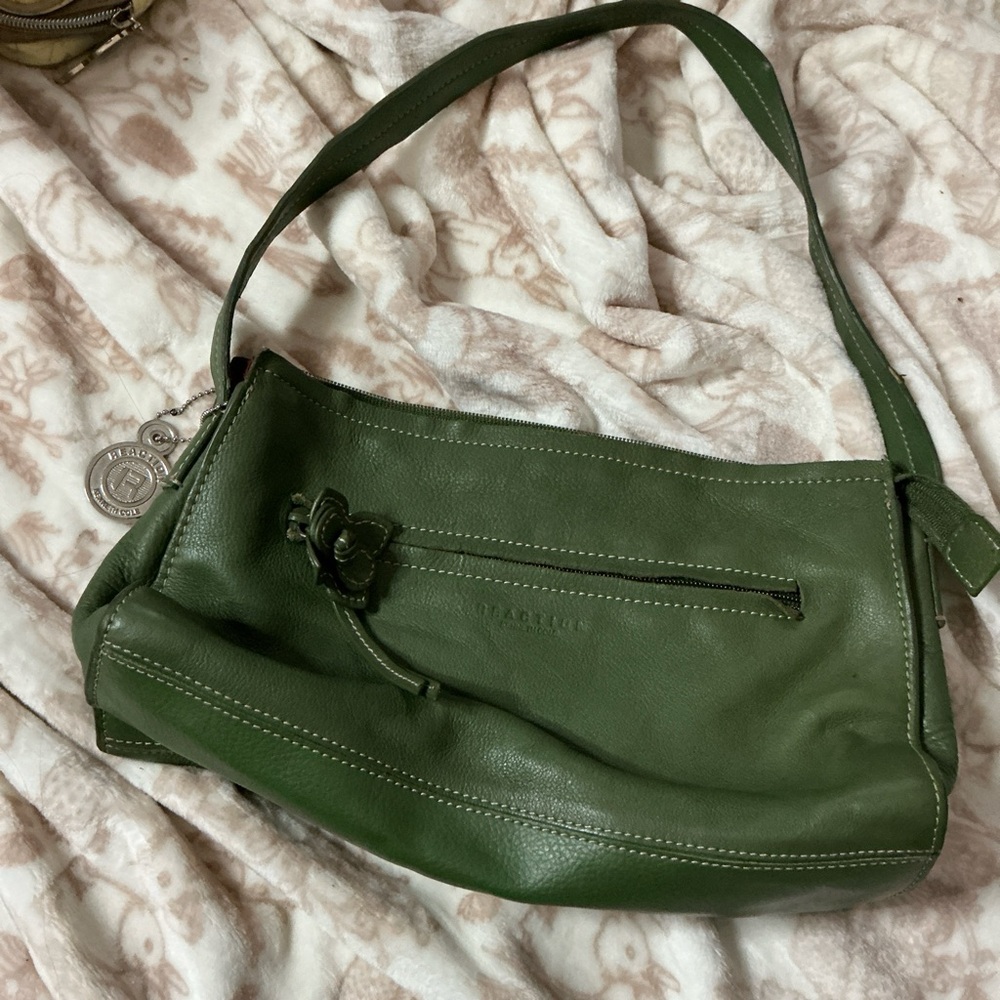 Green Leather Shoulder Bag